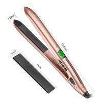 Plancha Pelo 2en1 Rizadora/Alisadora Profesional: Revestimiento Cerámico + Pantalla LED Digital + Calentamiento UltraRápido (Temperatura Ajustable, Seguridad Inteligente) - details 0
