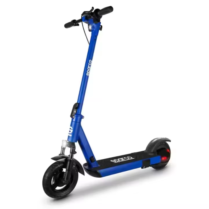Patinete eléctrico Sparco Max S2, scooter plegable con material resistente de acero aeroespacial - 1
