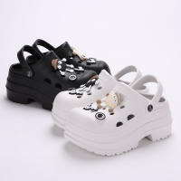 Sandalias Plataforma Gruesa Eva Para Mujer Verano Antideslizantes Zapatos De Jardín Clogs De Tapa Cerrada Para Playa Y Tierra - details 2