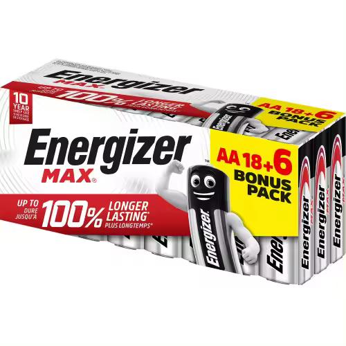 CAJA 18+6 PILAS ALKALINAS POWER TIPO LR6 (AA) ENERGIZER E303513102 - 1