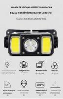 Lámpara De Cara COB LED Potente Con Sensor Luz De Trabajo Recargable Tipo-C Impermeable Para Camping Pesca Y Búsqueda - details 1