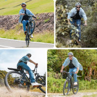Bicicleta eléctrica MTB 250w EB3, bicicleta de montaña eléctrica 26" bicicleta eléctrica para adultos 35km/h, batería 36V 10.4Ah, modo ASSIST autonomía 100km - details 10