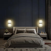Modernas Sconces De Pared LED 6W/12W Luz De Acero Inoxidable Iluminación Para Sala De Estar Pasillo Dormitorio Decoración - details 1