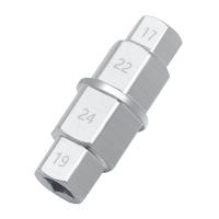 Herramienta De Eje Hexagonal Universal Cromado Plata Llave De Wrench Remoción Herramienta De Eje Hexagonal Para Rueda Delantera De Motocicleta - details 7