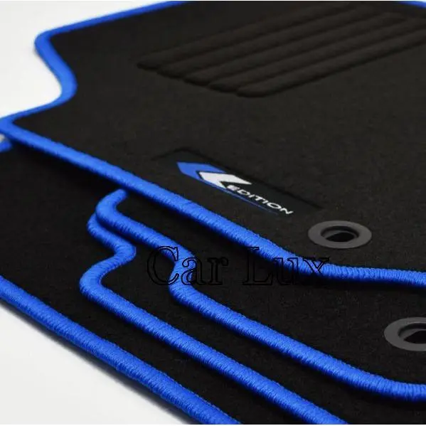 Alfombras Alfombrillas a medida para VW Polo 9n 2001-2009 azul - 1