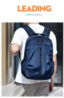 Mochila Universitaria Clásica Versátil De Color Sólido Para Hombres Y Mujeres Con Gran Capacidad Bolsa De Hombro - details 16