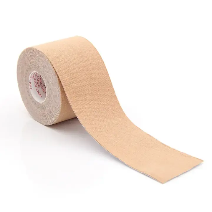 Cinta elástica de movimiento, herramienta para el cuidado de la piel facial, levantamiento de cuello en V y arrugas oculares, 2,5 cm x 5m - 1