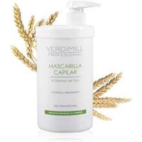Verdimill Mascarilla Capilar Nutritiva y Reparadora (970ml) con germen de trigo + Champú Nutritivo con Placenta vegental y multivitaminas (1L)   PACK VERDIMILL - details 1