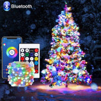 Luces De Navidad LED Cambio De Color Impermeables Para Decoración De Bodas Y Fiestas Guirnalda De Farolillos Para Iluminación De Vacaciones - details 0