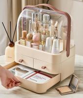 Organizador de Maquillaje con Cajones Caja Maquillaje con Tapa Transparente Giratoria 180 ° Gran Capacidad - details 0