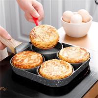 Sartén Antideslizante Para Huevos Y Hamburguesas De 4 Agujeros Grilled Steak Cocina Por Inducción Antiadherente Y Engrosada Para Desayuno - details 0