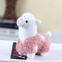 Juguete De Peluche Alpaca Lindo Para Niños Muñeco De Peluche Suave Decoración De Cumpleaños Regalo Para Niñas Y Niños Con Llavero Colgante - details 8