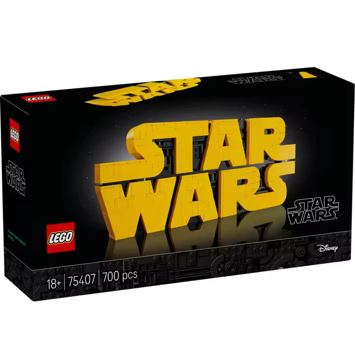 LEGO STAR WARS - LOGOTIPO DE STAR WARS PARA CONSTRUIR, 75407, TIENDA CON LICENCIA OFICIAL - 1
