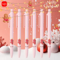 2/5/7PCS Bolígrafo De Gel Rosa 0.5mm Tinta Negra Para Escuela Y Clase Regalo De Navidad Bolígrafo Lindo Para Estudiantes - details 3