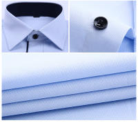 Camisa Negra Para Hombre 2024 Cuello Cuadrado Camisa De Negocios Casual Cómoda Y Transpirable Ajustada Con Mangas Largas Y Estilo Clásico - details 16