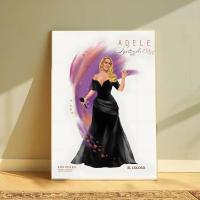 Póster HD De Adele Artista Musical Para Decoración De Sala De Estar Bar Office Imagen Clásica Resistente Al Agua Y Adhesiva - details 14
