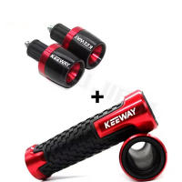 Manillar De Motocicleta Para Keeway Hurricane 50 Vieste 300 Zahara Cityblade K-Light RKV RKF 125 RKS 150 Palanca De Mano De Aluminio CNC Con Cubierta Final De Goma - details 3