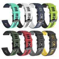 Correa De Silicona De Doble Color 22mm Para Reloj Amazfit GTR 4 3 2 Pulsera De Larga Duración Con Cierre Rápido Compatible Con Relojes De 47mm - details 1