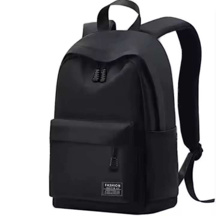 Mochila Versátil De 15 Pulgadas De Alta Calidad Negra/Gris Lavable Bag De Viaje Para Computadora De Tela Oxford Unisex - 1