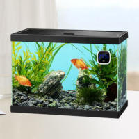 Termómetro Para Acuario De Precisión Alta Pantalla Digital LED Medidor De Temperatura Para Tanque De Peces Dual Display Blanco - details 6