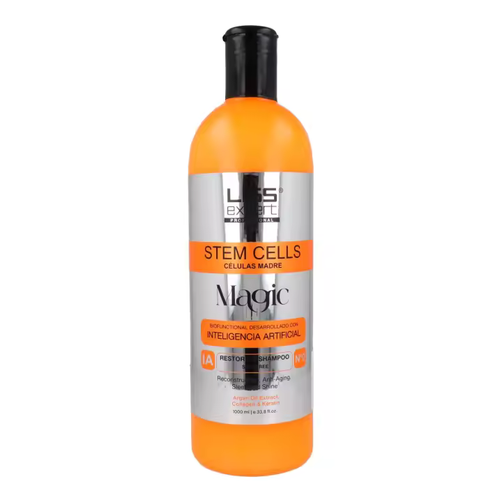 Liss expert stem cells células madre magic n.0 champú 1000 ml, champú capilar creada con inteligencia artificial, diseñada para reparar y revitalizar. - 1