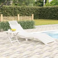 vidaXL Tumbona de madera maciza acacia 184x55x64 cm Sillas de Exterior Ideal para jardín, playa, piscina, terraza Tumbona Piscina Tumbonas Playa Tumbonas Jardín Exterior - details 1