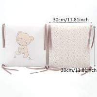 Protector de cuna-Juego de 6 piezas - Cojín antichocolate de Algodón beige - details 0