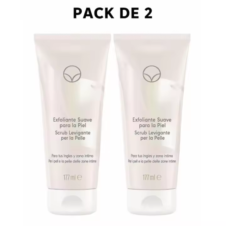 Gillette Venus Satin Care Pack de 2 exfoliantes, suave para la piel, para tus ingles y zona intima, 177 ml - 1