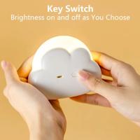 Lámpara Nocturna Creativa De Nubes Recargable Por USB Iluminación LED Portátil Para Dormitorio Regalo Original Para Dormir - details 5