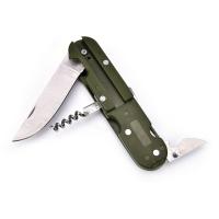 Kit De Comedor Portátil De Acero Inoxidable Verde Militar Cuchillo Fork Cuchara Abrebotellas Para Camping Y Picnics - details 9