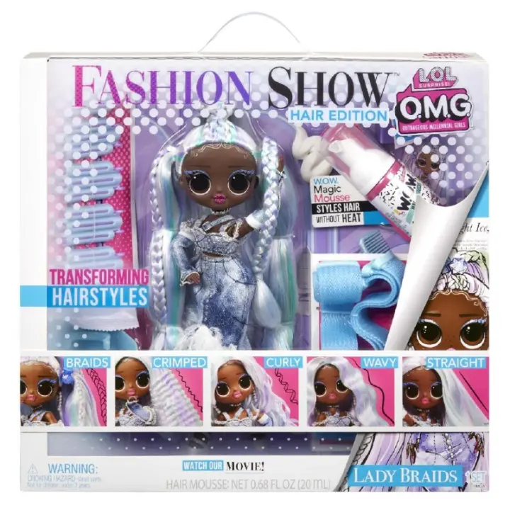 LOL SURPRISE OMG FASHION SHOW LADY BRAIDS - 1