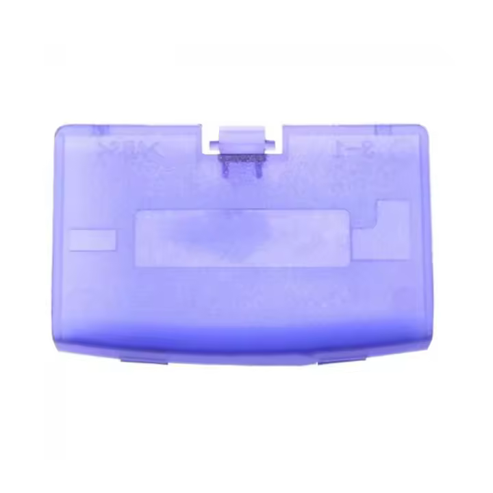 TAPA PARA BATERIA NINTENDO GAME BOY ADVANCE, CUBIERTA PILAS, AZUL TRANSPARENTE - 1