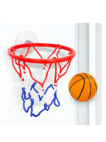 Juego De Baloncesto Pequeño Para Niños Con Bola De Goma Sólida Y Coordinación De Muñeca Juguetes Deportivos Para Ejercicio Y Juego De Tiro a La Mesa - details 0