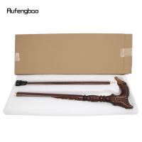 Bastón De Madera Marrón De Caballo Moda Caminante Decorativo Vampire Cospaly Fiesta Mace Varita Halloween Crosier 93cm - details 12