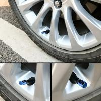 4Pcs Tapas De Válvula De Neumáticos Para Ruedas De Coche Y Motocicleta De Aleación De Aluminio Impermeables Accesorios Para Automóviles Y Motocicletas - details 2