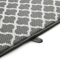 Alfombrilla De Secado De Platos De Cocina Absorbente 40x4cm Microfibra Para Máquina De Café Accesorio Ecológico De Cocina - details 3