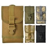 Bolsa De Cinturón Táctico Exterior Con Molle De Uso Útil Accesorios De Cinturón Para Teléfono Móvil Funda De Teléfono Móvil De Nylon Para Caza - details 0