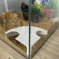 Túnel De Esquina Para Acuario Cueva De Pecera Ornamentos Para Tanque De Peces Para La Cría Juego Y Descanso De Mascotas Acuáticas - details 11