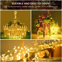 Luz De Fairy Solar LED Para Navidad Y Bodas 32M 22M 7M Con 300/200 LED En Hilo De Cobre Decoración De Navidad Y Fiesta Luz Solar IP65 Impermeable - details 8