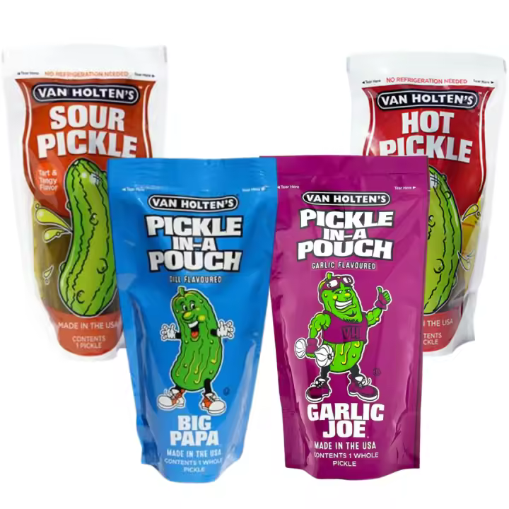 Van holtens - Combo pepinillos gigantes - Big Papa + Garlic Joe + Hot Pickle + Sour Pickle - 1