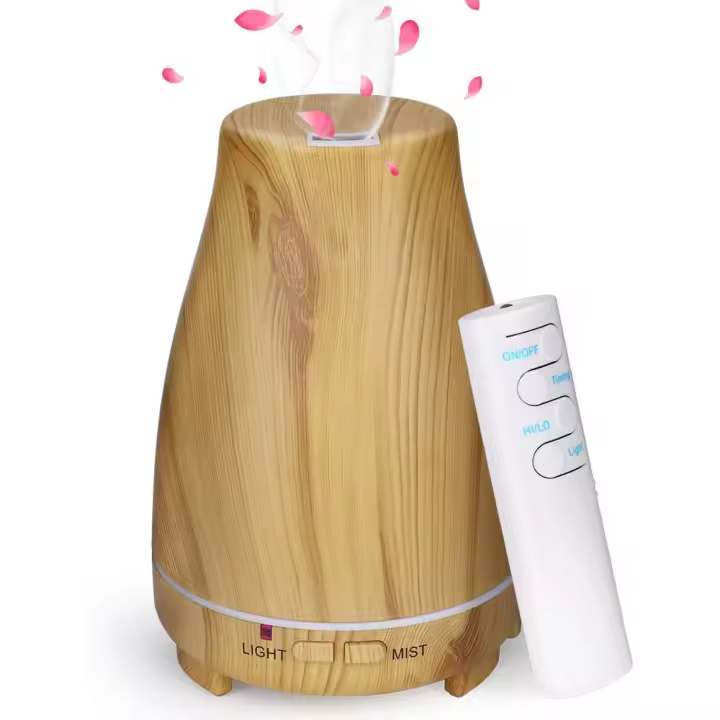 150ml, Humididiador con Niebla fría Apagado Automático Sin Agua, 7 Colores Luces LED - 1