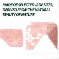 Máscara De Ojos De Jade Y Cuarzo Rosa Para Relajación Y Masaje En Spa Cuidado Belleza Máscara Fría Para Dormir Herramienta De Cuidado De La Piel - details 6