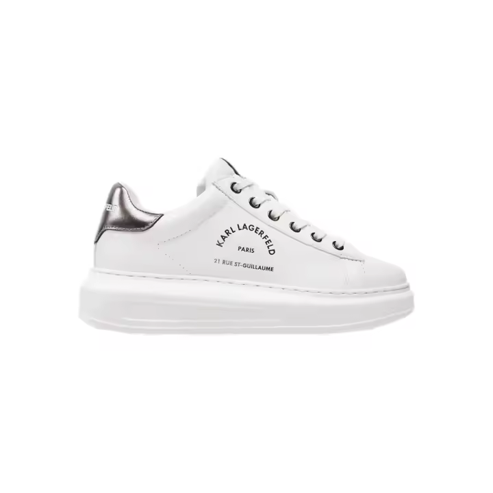 Zapatillas Deportivas KARL LAGERFELD Kapri Maison conTalonera en Plata Envejecida Color Blanco - 1