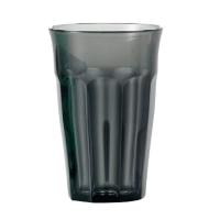 DURALEX Set de 8 vasos 360 ml, color gris "PICARDIE", alta calidad, resistente a golpes y arañazos - details 0