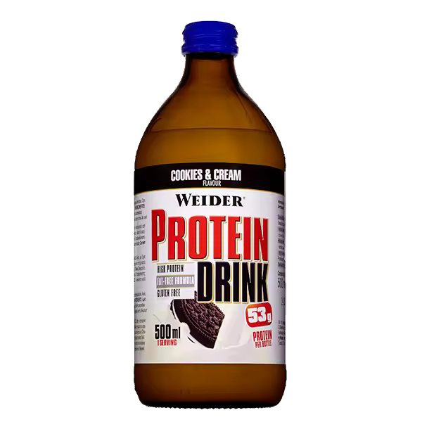 Weider Protein Drink Cookies 500 Ml - Rápidamente Asimilable | Te Hace Sentir Lleno - 1