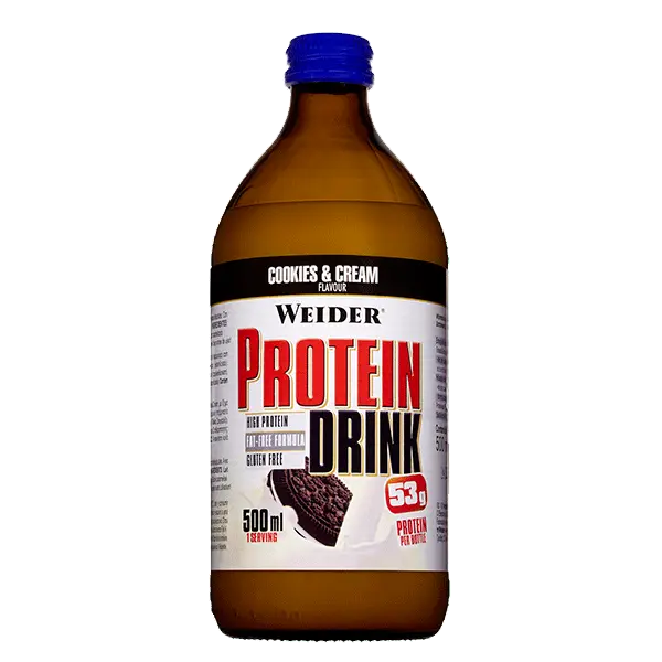 Weider Protein Drink Cookies 500 Ml - Rápidamente Asimilable | Te Hace Sentir Lleno - 1