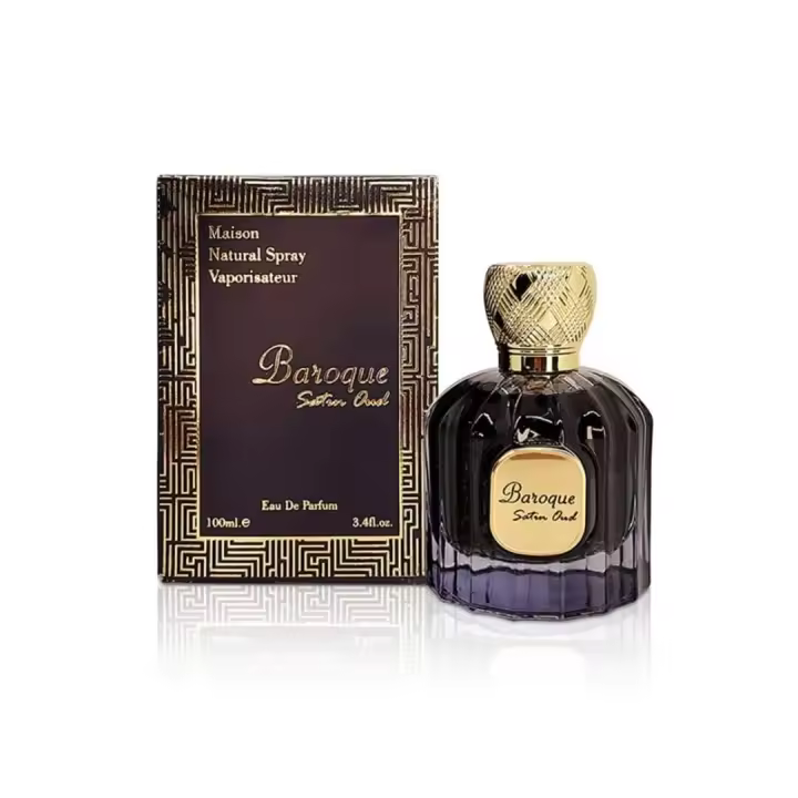 Maision Alhambra Perfume Baroque Satin Oud 100ml para Mujer y Hombre - 1