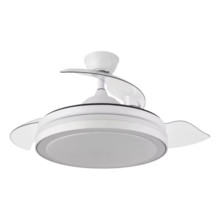 VENTILADOR DE TECHO Dc ESPARTA FABRILAMP Blanco 72w 6120lm 3asp.desp 91d 3000-4000-6000k Remoto+temporizador+memoria - 1