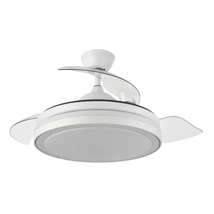 VENTILADOR DE TECHO Dc ESPARTA FABRILAMP Blanco 72w 6120lm 3asp.desp 91d 3000-4000-6000k Remoto+temporizador+memoria - 1