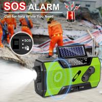 Radio de Emergency Cuerda with indoor LED y Luz de Lectura, Radio with indoor AM/FM/NOAA, Alarma SOS, Fuente de Alimentación de 5000 mAh, en el hogar y al Aire Libre. - details 3